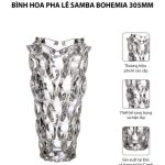 Lọ Hoa Pha Lê Samba, Cao 30.5cm