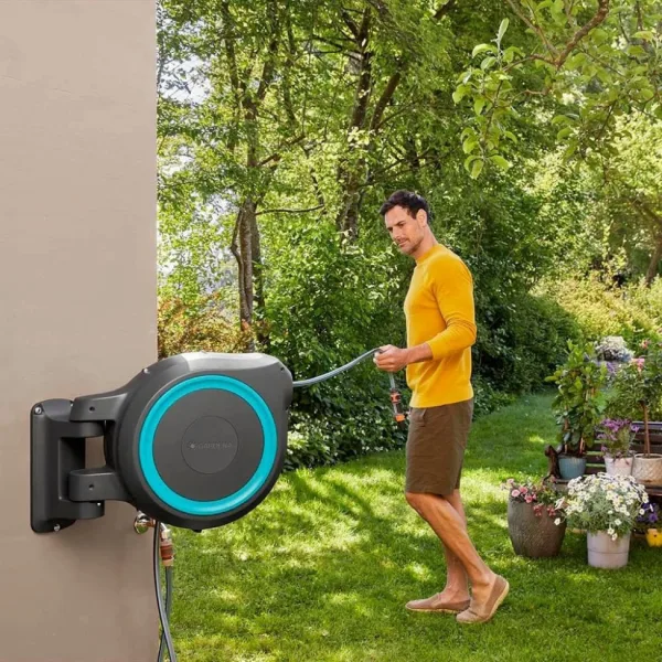 Bộ Vòi Tưới Cây Dây Cuốn Tự Động Gardena - Hình ảnh 4