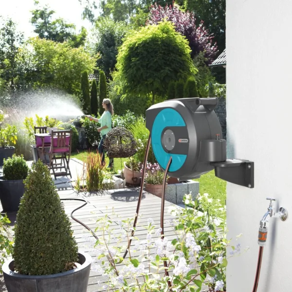 Bộ Vòi Tưới Cây Dây Cuốn Tự Động Gardena - Hình ảnh 5