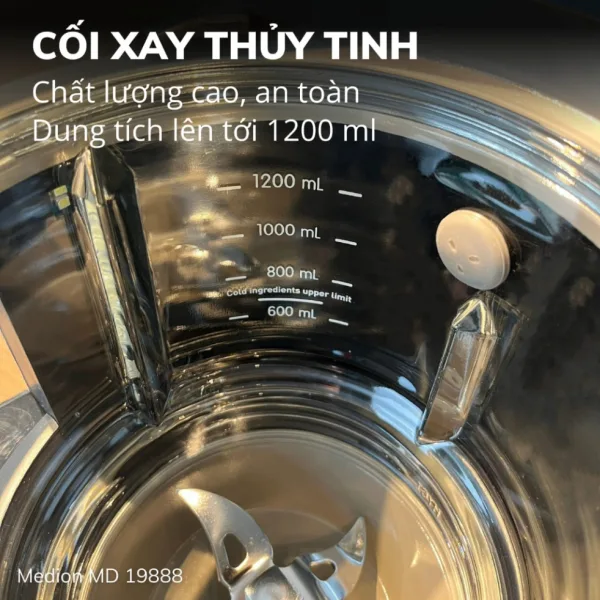 Máy Làm Sữa Hạt MEDION MD19888 - Ảnh 3