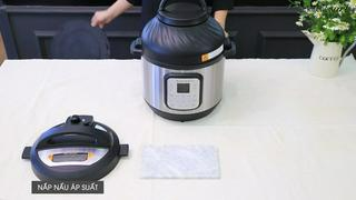 Nồi Áp Suất Kiêm Nồi Chiên Không Dầu INSTANT POT 11IN1 DUO CRISP - Hình ảnh 4