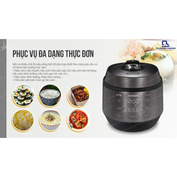 Nồi Cơm Điện Cao Tần Cuckoo KHTS1060FD - Ảnh 8