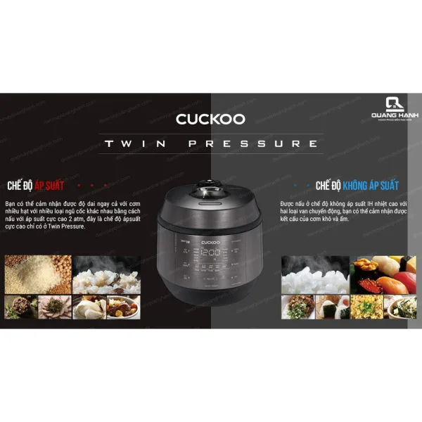 Nồi Cơm Điện Cao Tần Cuckoo KHTS1060FD - Ảnh 9