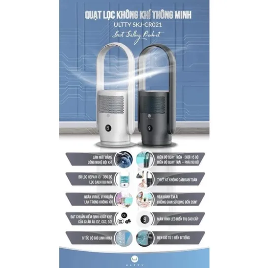 Quạt Lọc Không Khí U-ULTTY CR021 - Hình ảnh 7