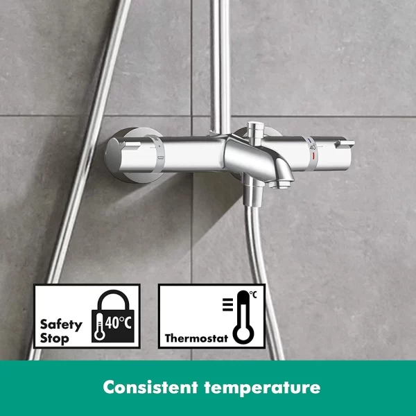 Bộ Sen Vòi Hansgrohe 27320000 Crometta S 240 3 Xả | Made In Germany - Hình ảnh 8