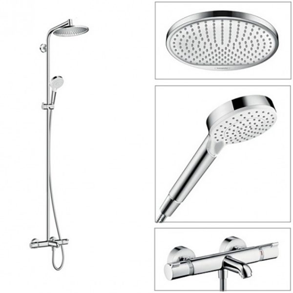 Bộ Sen Vòi Hansgrohe 27320000 Crometta S 240 3 Xả | Made In Germany - Hình ảnh 7