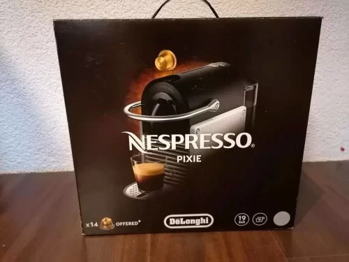 Máy Pha Cà Phê Viên Nén Delonghi Pixie Nespresso EN 124.S photo review