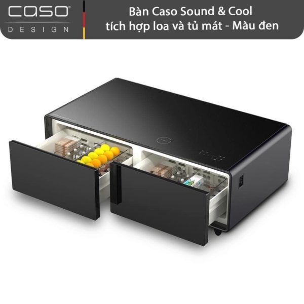 Bàn Trà Kết Hợp Tủ Lạnh Và Loa CASO SOUND&COOL