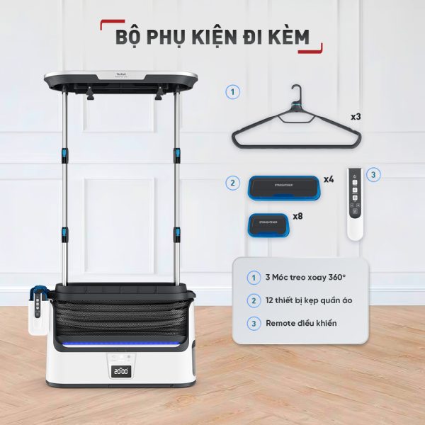 Tủ Chăm Sóc Quần Áo TEFAL YT4050E1 - Hình ảnh 10