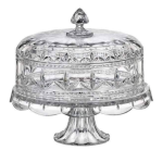 Chân Bồng Pha Lê Có Nắp Tulip Bohemia