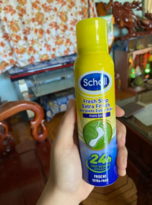 Xịt Khử Mùi Hôi Chân Và Giày Dép Scholl Fuss 150ml photo review