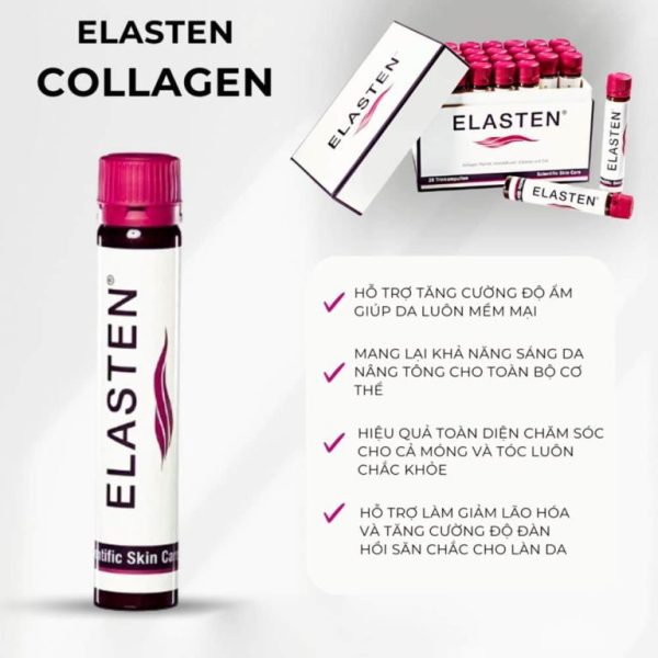 Hộp Collagen Elasten Dạng Nước 28 Ống x 25ml - Hình ảnh 6