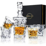 Bộ Bình Pha Lê Whisky Lighten Life 5 Món
