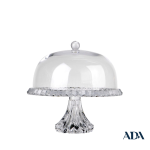 Chân Bồng Pha Lê Có Nắp Rogaska Crown Jewel