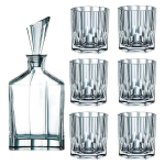 Bộ Bình Rượu Kèm 6 Ly Thuỷ Tinh Pha Lê Nachtmann Aspen