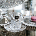 Set 2 Ly Kèm Đĩa Pha Lê Rogaska