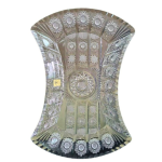 Đĩa Eo Pha Lê Mài Bohemia 30cm