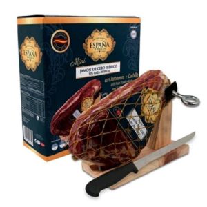 Đùi Heo Muối Mini Jamon Iberico Espana Tây Ban Nha 1kg Lợn Đen Hảo Hạng