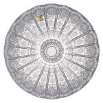 Đĩa Pha Lê Mài Bohemia Đường Kính 35cm