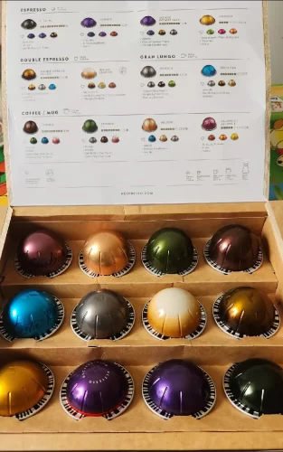 Hộp 12 Viên Cà Phê Capsules Nespresso Vertuo, Cà Phê Viên Nén Máy Pha Cà Phê Tự Động Vertuo photo review