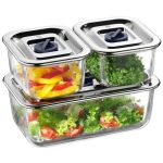 Set 3 Hộp Thủy Tinh Đựng Thực Phẩm WMF