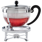 Bình Pha Trà Kèm Kệ Đun Nến BODUM CHAMBORD SET 1.3L