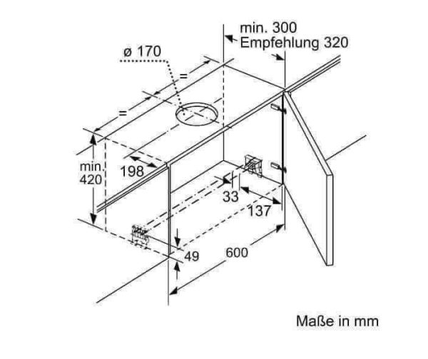 Máy Hút Mùi Âm Tủ BOSCH DFR067A52 - Hình ảnh 3