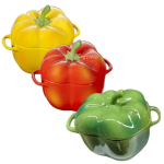 Set 3 Thố Sứ Ớt Chuông Staub