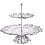 Kệ Bánh, Hoa Quả 2 Tầng Pha Lê Bohemia Plantica