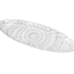 Đĩa Pha Lê Mài Oval Bohemia Dài 45cm