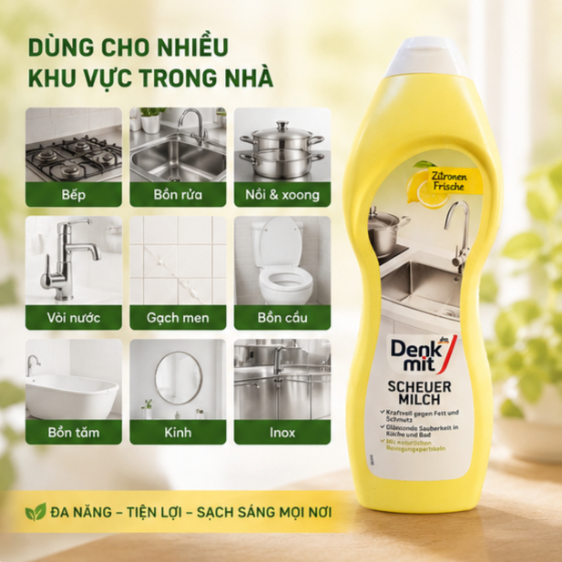 Kem tẩy đa năng Đức Denkmit 750ml - Hình ảnh 5