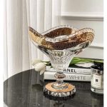 Chân Bồng Pha Lê Wool Romantic Mạ Vàng 24k Tiệp Khắc 25cm