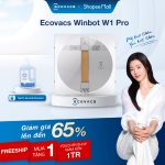 Robot lau kính tự động Ecovacs Winbot W1 Pro lực hút 2800Pa