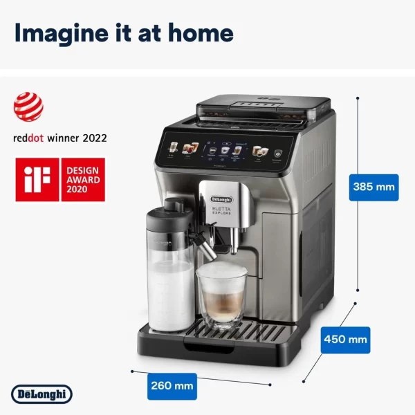 Máy Pha Cà Phê Tự Động DeLonghi ECAM 450.86.T - Hình ảnh 13