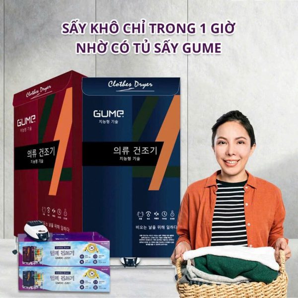 Máy Sấy Quần Áo Gume - Hình ảnh 6