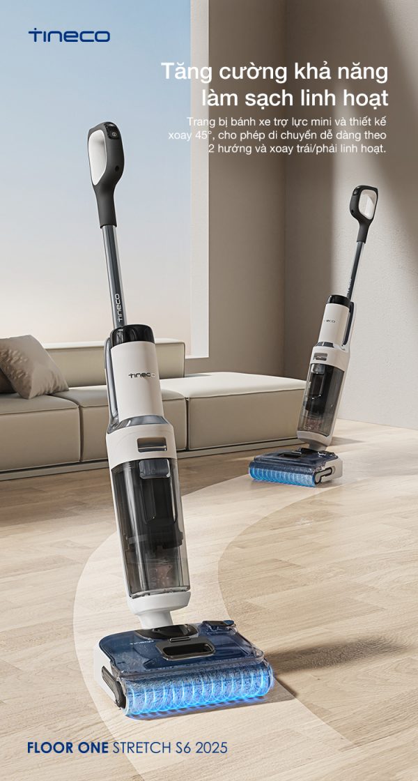 Máy Hút Bụi Lau Nhà Tineco S6 Stretch - Hình ảnh 3