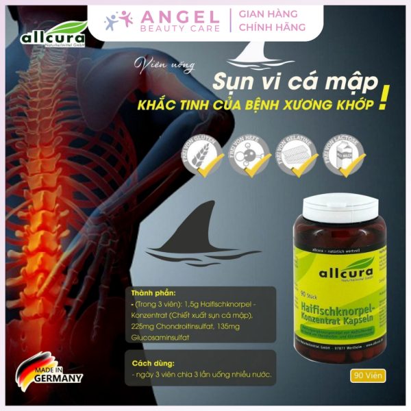 Viên Uống Sụn Vi Cá Mập ALLCURA - Hình ảnh 4