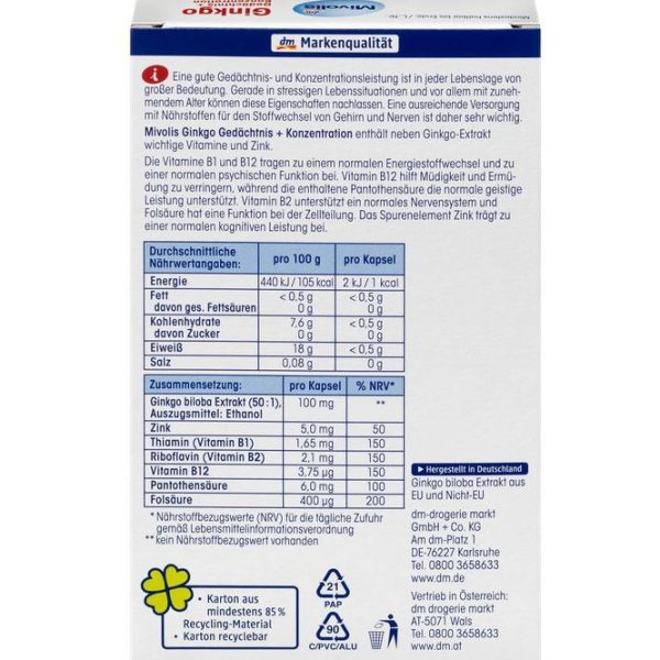 Viên Uống Bổ Não Ginkgo Biloba - Hình ảnh 2