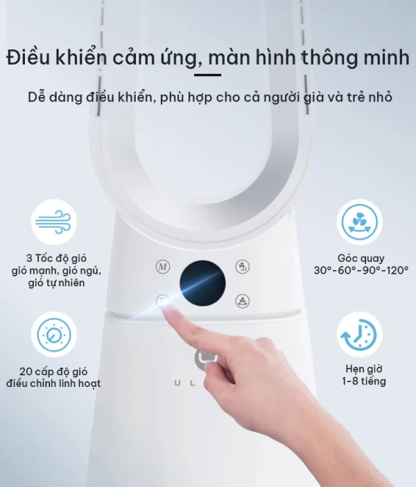 Quạt không cánh và khử khuẩn UVC - U ULTTY LIDI - Hình ảnh 4