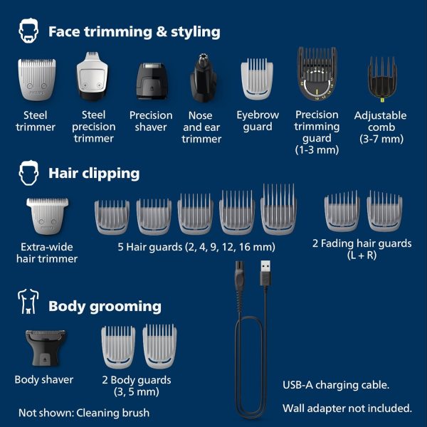 Máy Cạo Râu Philips Norelco Multigroom MG9525/40 - Hình ảnh 4