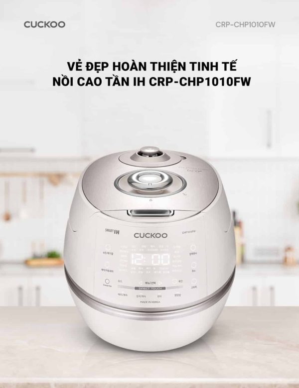 Nồi Cơm Áp Suất Cao Tần Cuckoo CHP1010FW 1.8L - Hình ảnh 9