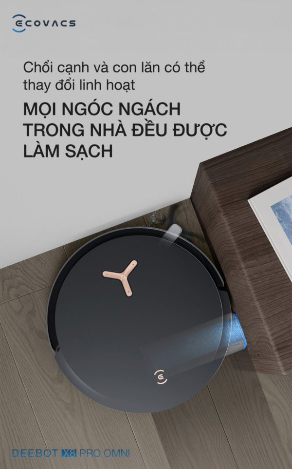 Robot Ecovacs Deebot X8 Pro Omni - Hình ảnh 5