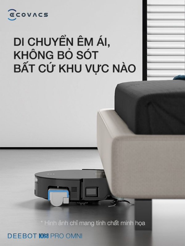 Robot Ecovacs Deebot X8 Pro Omni - Hình ảnh 10