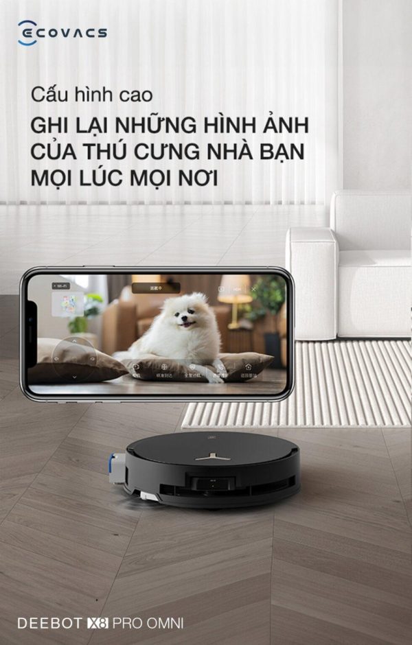 Robot Ecovacs Deebot X8 Pro Omni - Hình ảnh 13