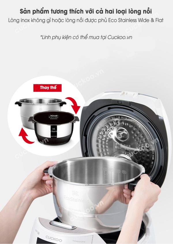 Nồi Cơm Điện Cao Tần Cuckoo CRP-FHTAS1010FW 1.8L - Hình ảnh 10