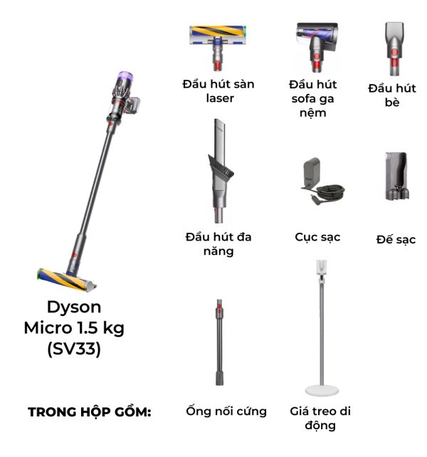 Máy Hút Bụi Dyson Micro - Hình ảnh 3