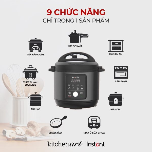 Nồi Áp Suất Instant Pot 9In1 - Ảnh 3