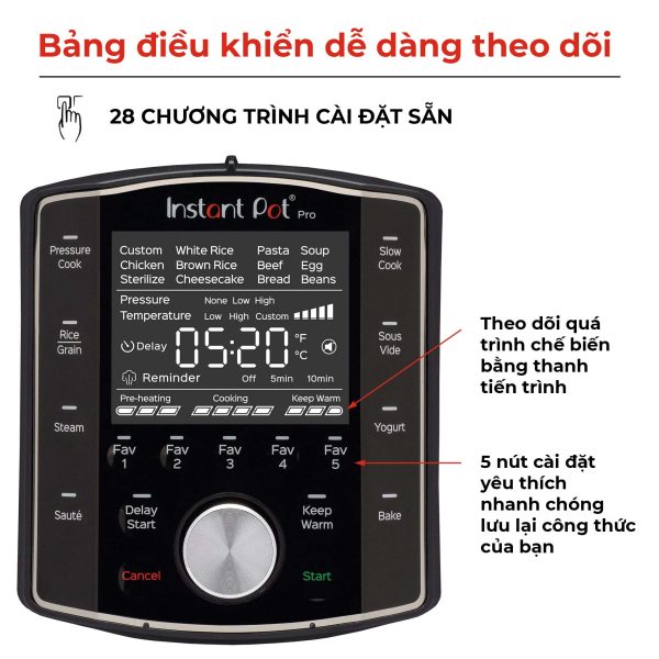 Nồi Áp Suất Instant Pot 10in1 5.7L - Hình ảnh 3