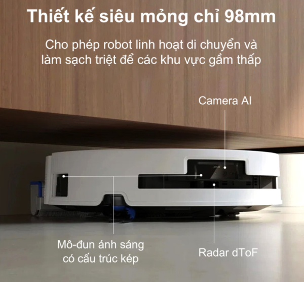 Robot Hút Bụi Lau Nhà ECOVACS DEEBOT T80 OMNI - Hình ảnh 8