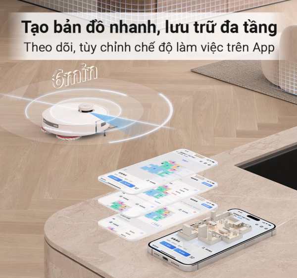 Robot hút bụi lau nhà ECOVACS T30 Pro OMNI - Hình ảnh 8